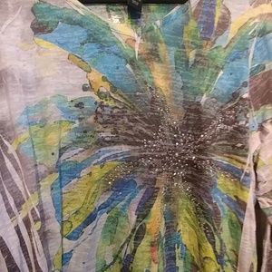 Lane Bryant 22/24 embellished long sleeve t